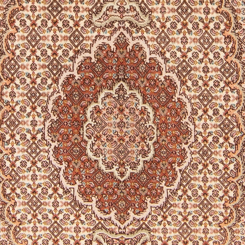 Täbriz - 50 Raj Teppich 75x130cm - Perserteppich - beige
