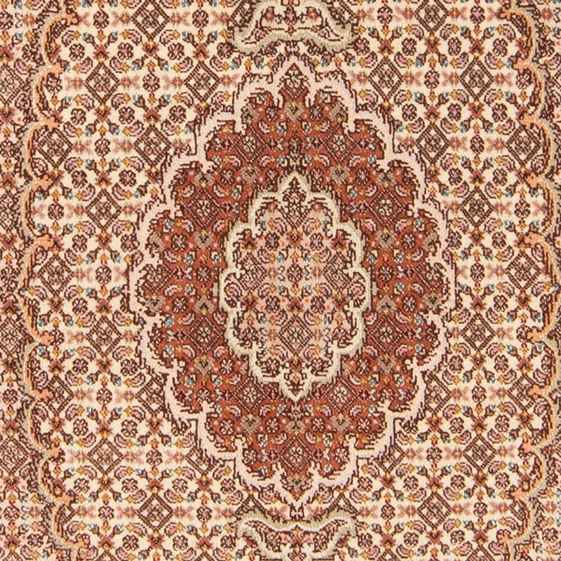 Täbriz - 50 Raj Teppich 75x130cm - Perserteppich - beige