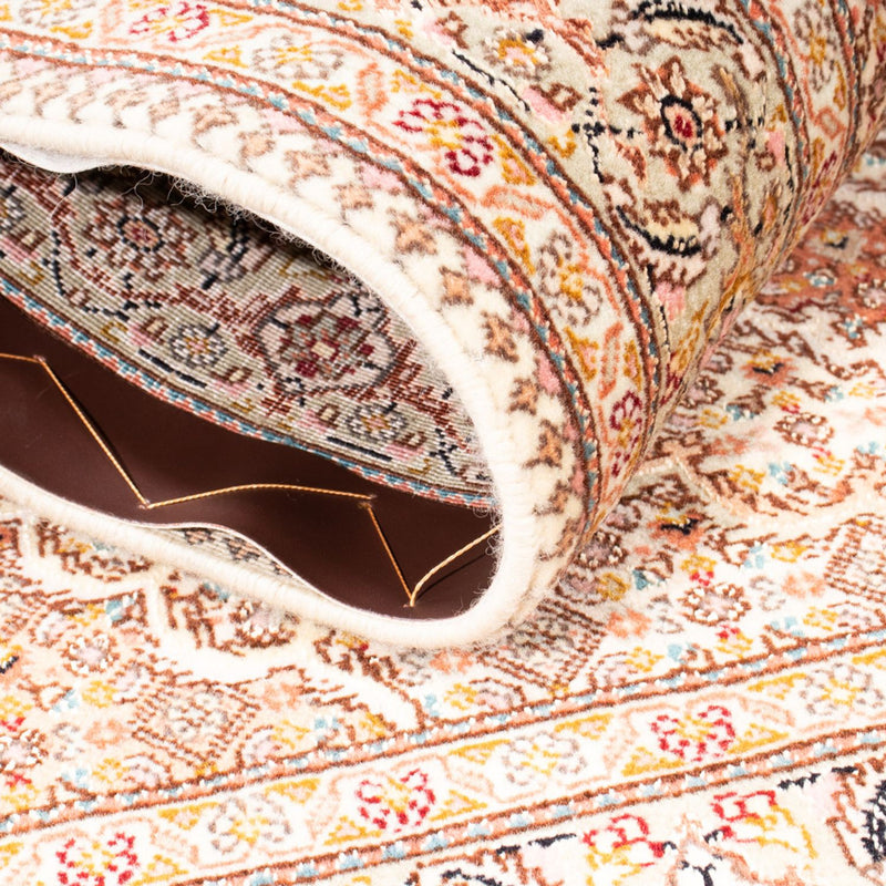 Täbriz - 50 Raj Teppich 75x130cm - Perserteppich - beige