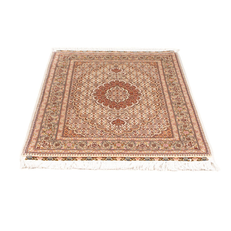Täbriz - 50 Raj Teppich 75x130cm - Perserteppich - beige