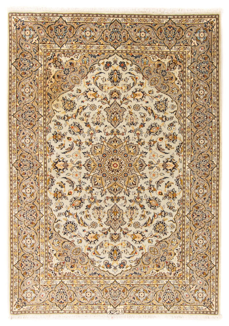 Keshan Teppich 118x171cm - Perserteppich - beige