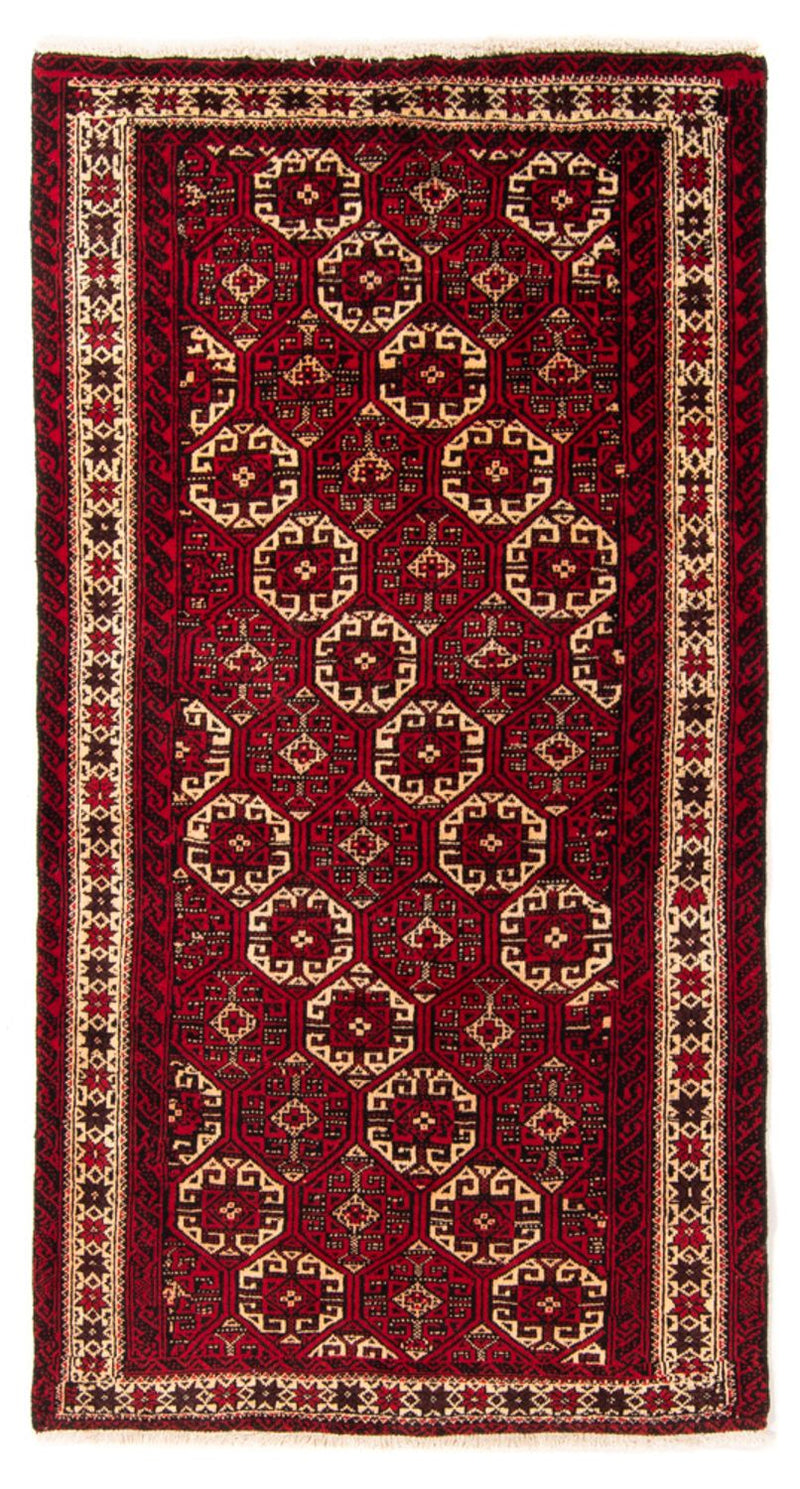 Belutsch Teppich 99x190cm - Orientteppich - rot
