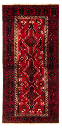 Belutsch Teppich 102x211cm - Orientteppich - rot – product image