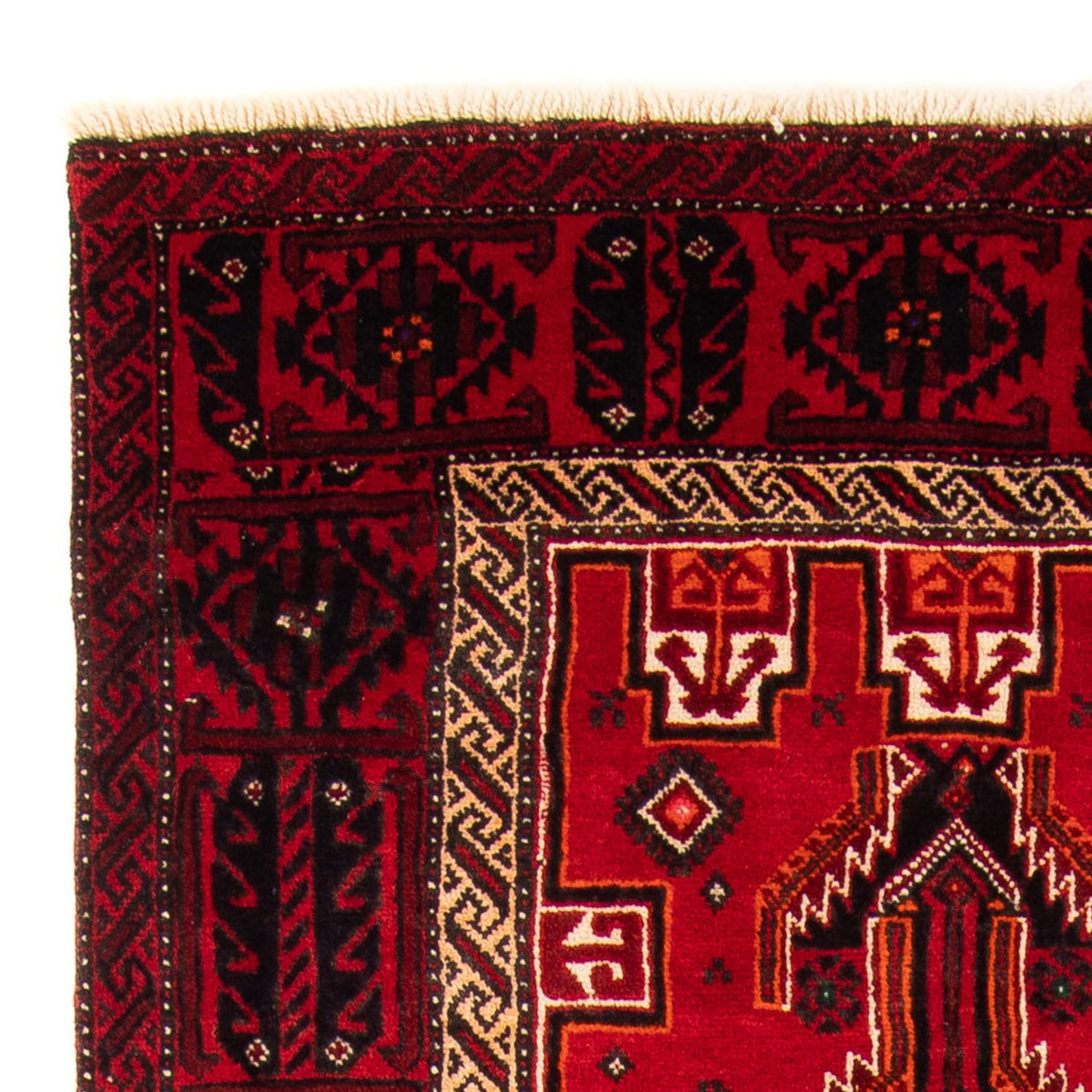 Belutsch Teppich 102x211cm - Orientteppich - rot