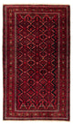 Belutsch Teppich 102x182cm - Orientteppich - dunkelblau
