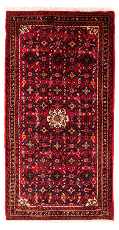 Hosseinabad Teppich 110x200cm - Perserteppich - blau