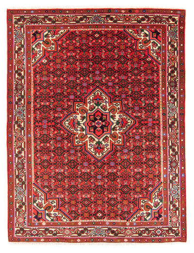Hosseinabad Teppich 152x204cm - Perserteppich - rot