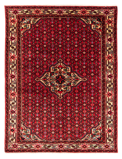 Hosseinabad Teppich 154x207cm - Perserteppich - rot