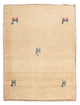 Gabbeh Persisch Teppich 67x89cm - Perserteppich Wollteppich - beige