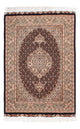 Täbriz - 50 Raj Teppich 60x95cm - Perserteppich - dunkelblau