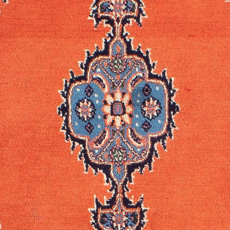 Moud Teppich 50x75cm - Perserteppich - orange