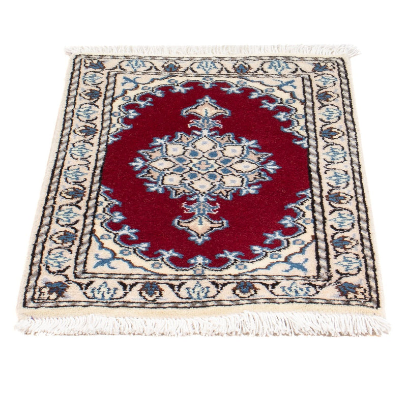 Nain - 12La Teppich 40x60cm - Perserteppich - weinrot