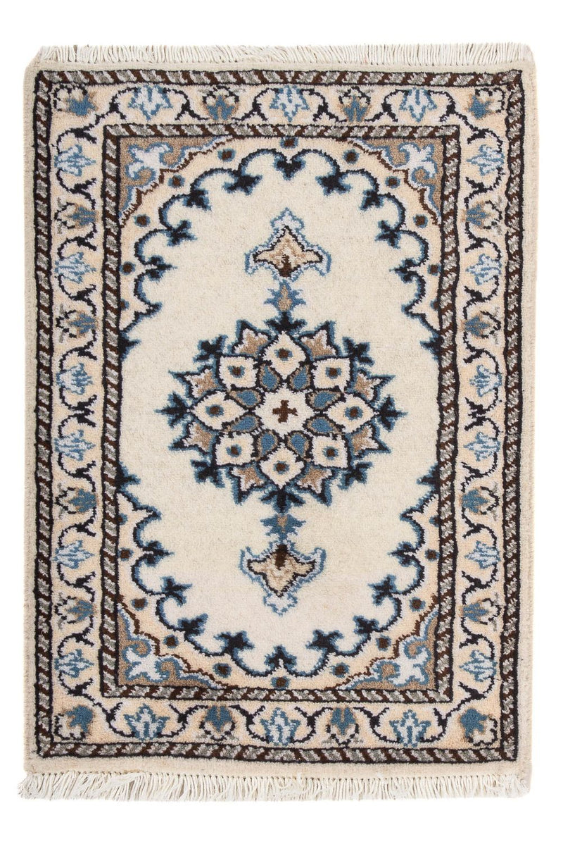 Nain - 12La Teppich 40x60cm - Perserteppich - creme