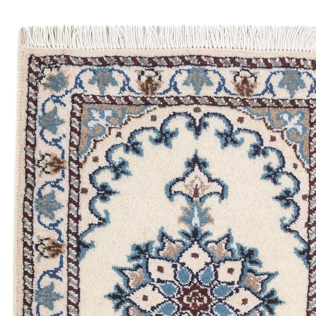 Nain - 12La Teppich 40x60cm - Perserteppich - creme