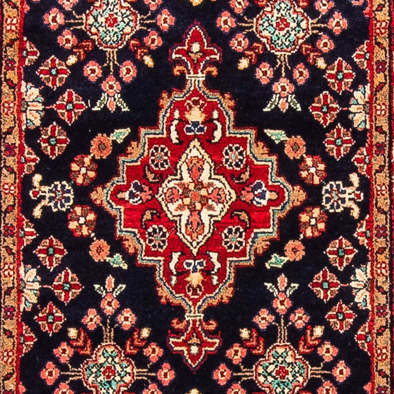 Sarough Teppich 85x377cm - Perserteppich - dunkelblau