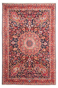 Maschad Teppich 200x303cm - Perserteppich - dunkelblau – product image