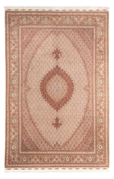 Täbriz - 50 Raj Teppich 208x311cm - Perserteppich - beige