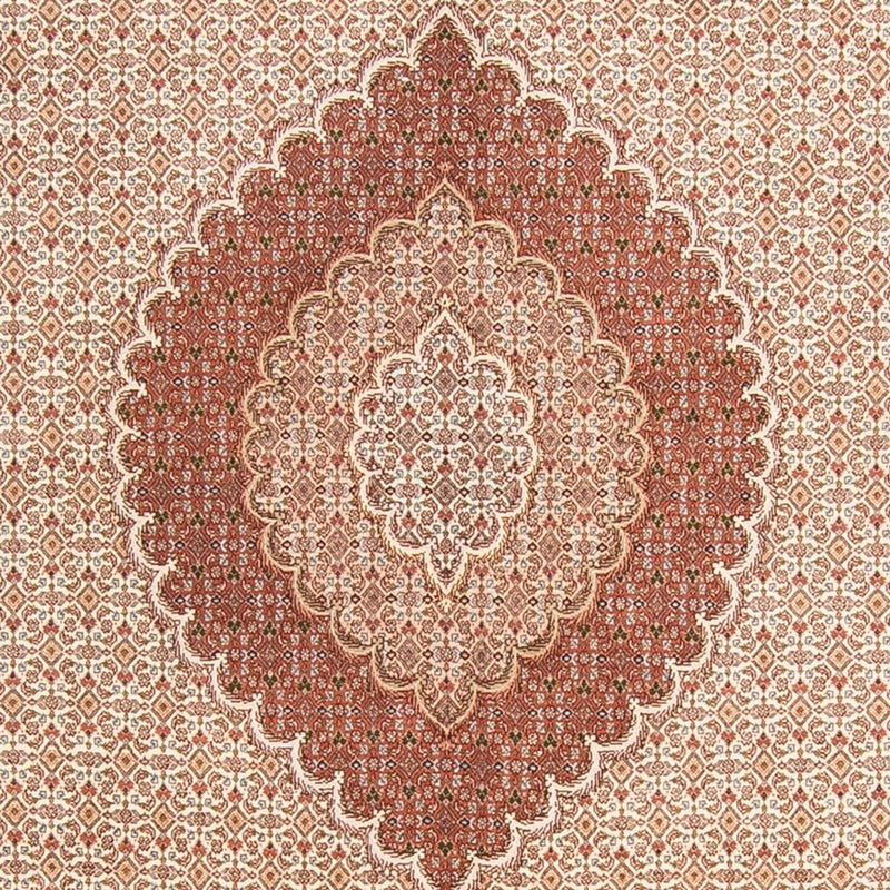 Täbriz - 50 Raj Teppich 208x311cm - Perserteppich - beige