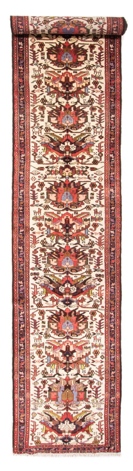 Heriz Teppich 80x500cm - Perserteppich - beige