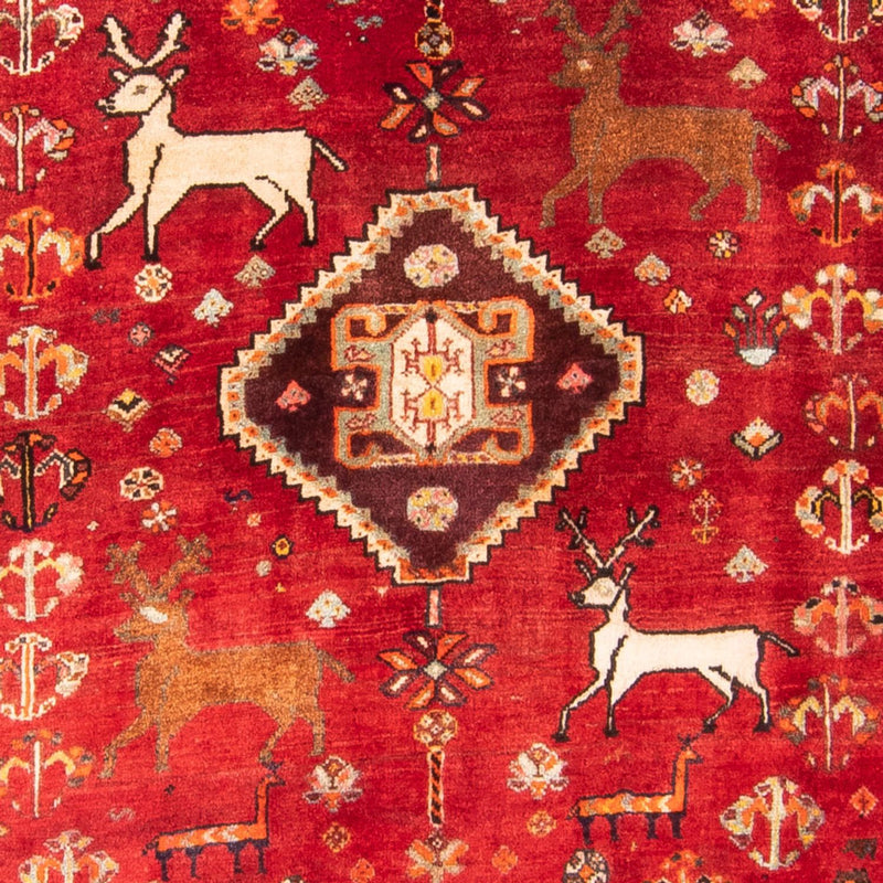 Ghashghai Teppich 115x174cm - Perserteppich - rot