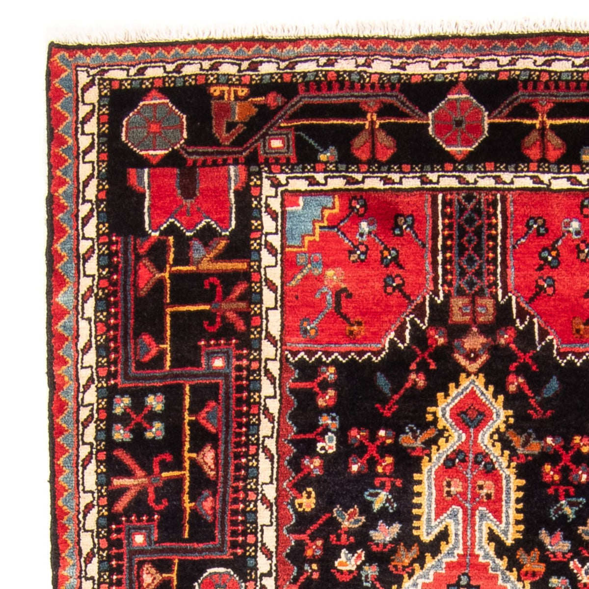 Nahavand Teppich 102x164cm - Perserteppich - dunkelblau