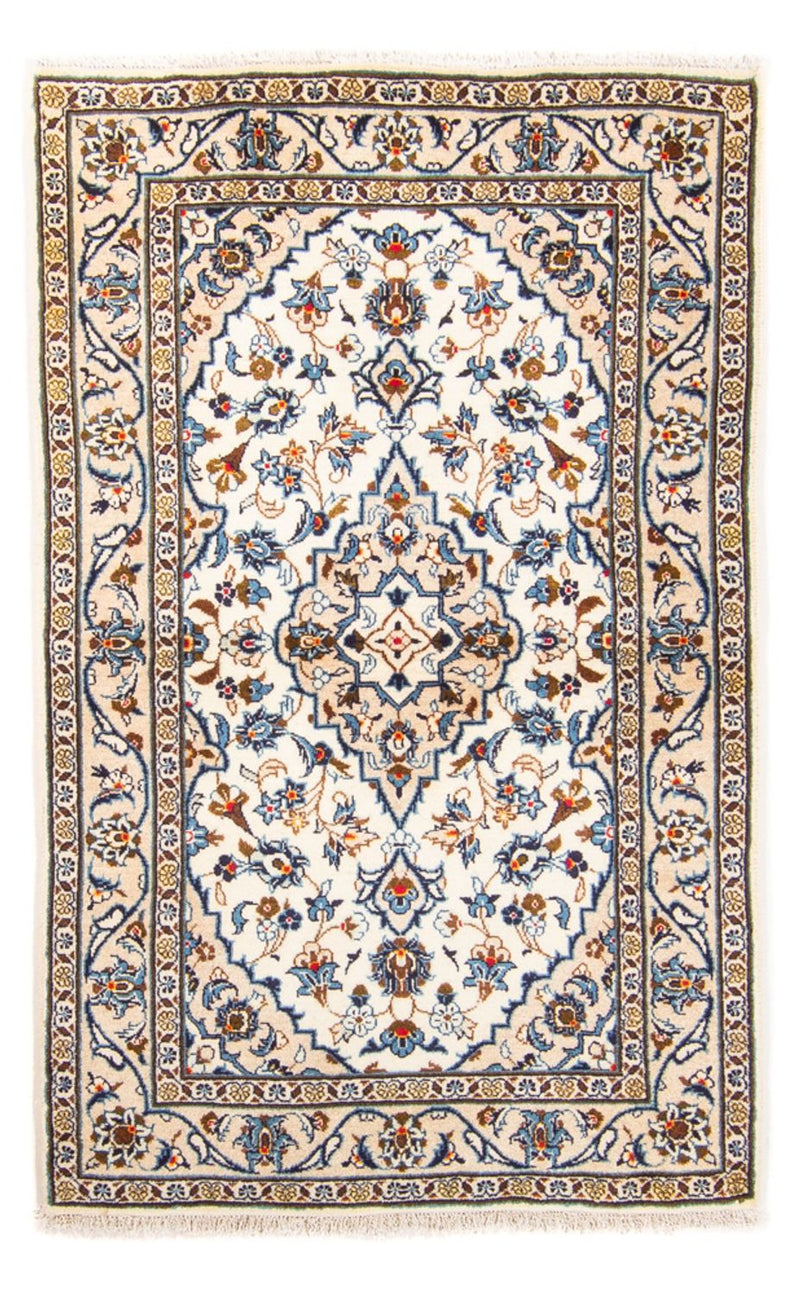 Keshan Teppich 96x154cm - Perserteppich - beige