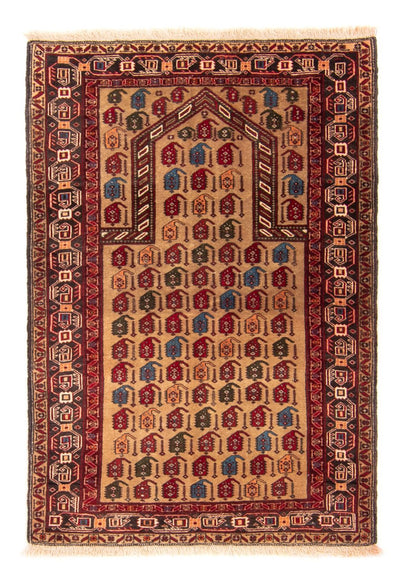 Ghoutshan Teppich 100x145cm - Perserteppich - mehrfarbig