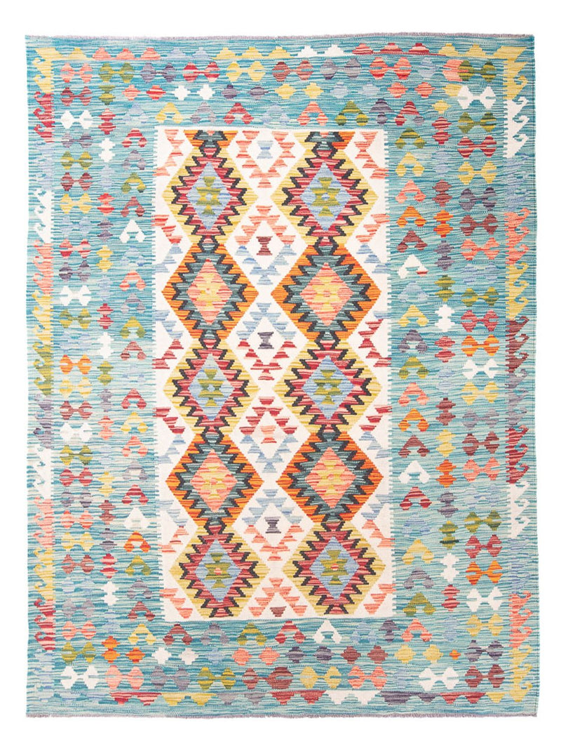 Kelim Maimene Teppich 182x251cm - mehrfarbig