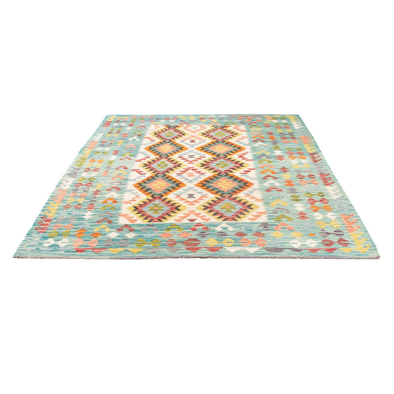 Kelim Maimene Teppich 182x251cm - mehrfarbig
