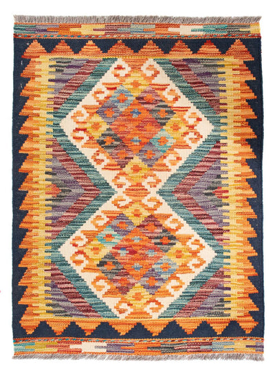 Kelim Maimene Teppich 62x85cm - mehrfarbig