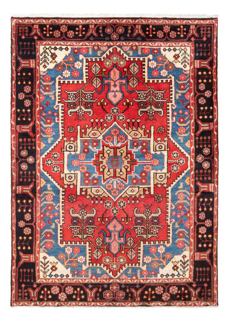 Nahavand Teppich 138x203cm - Perserteppich - mehrfarbig