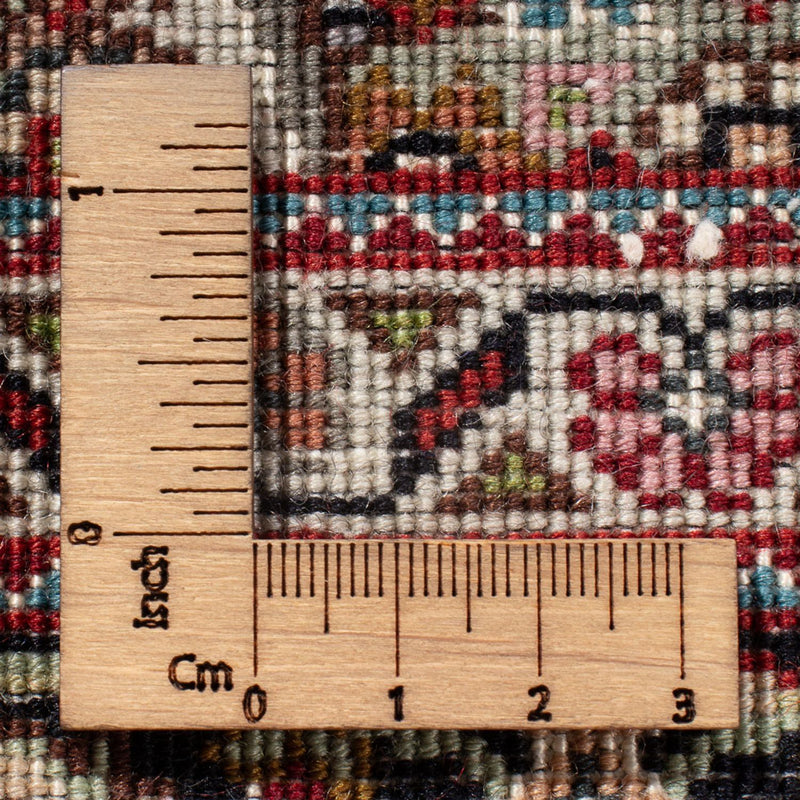 Täbriz - 50 Raj Teppich 75x142cm - Perserteppich - dunkelblau