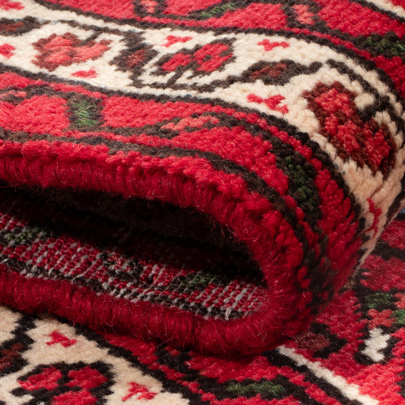 Malayer Teppich 76x290cm - Perserteppich - rot