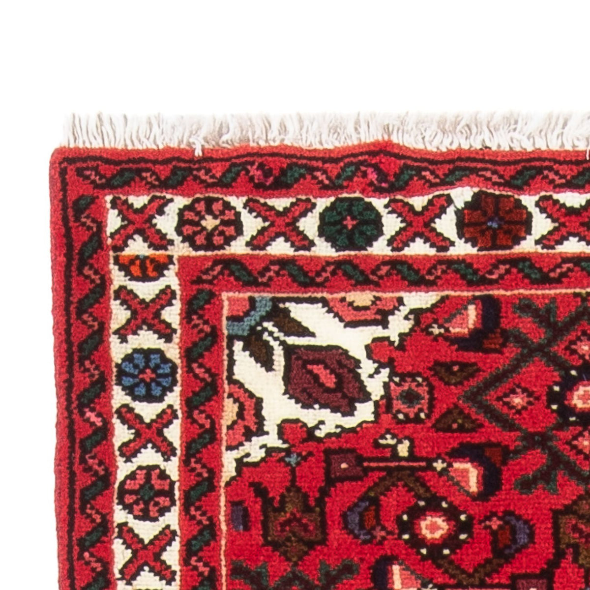 Malayer Teppich 76x245cm - Perserteppich - rot
