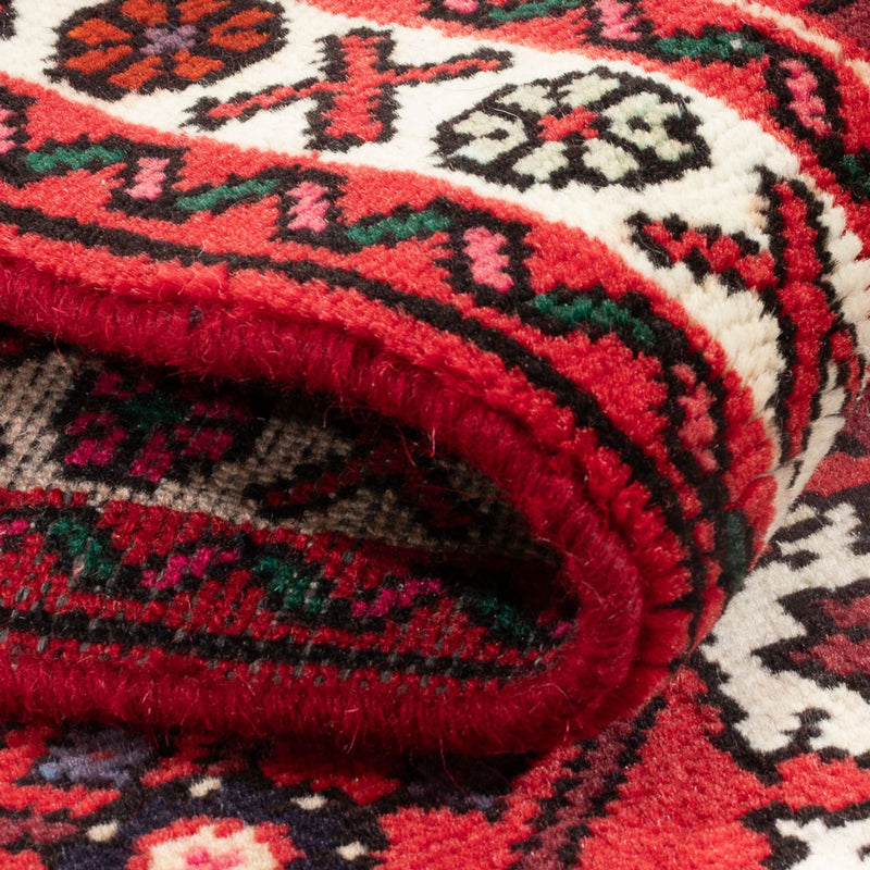Malayer Teppich 76x245cm - Perserteppich - rot