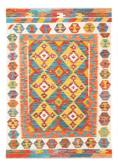Kelim Maimene Teppich 104x143cm - mehrfarbig