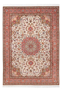 Täbriz - 50 Raj Teppich 200x302cm - Perserteppich - creme – product image