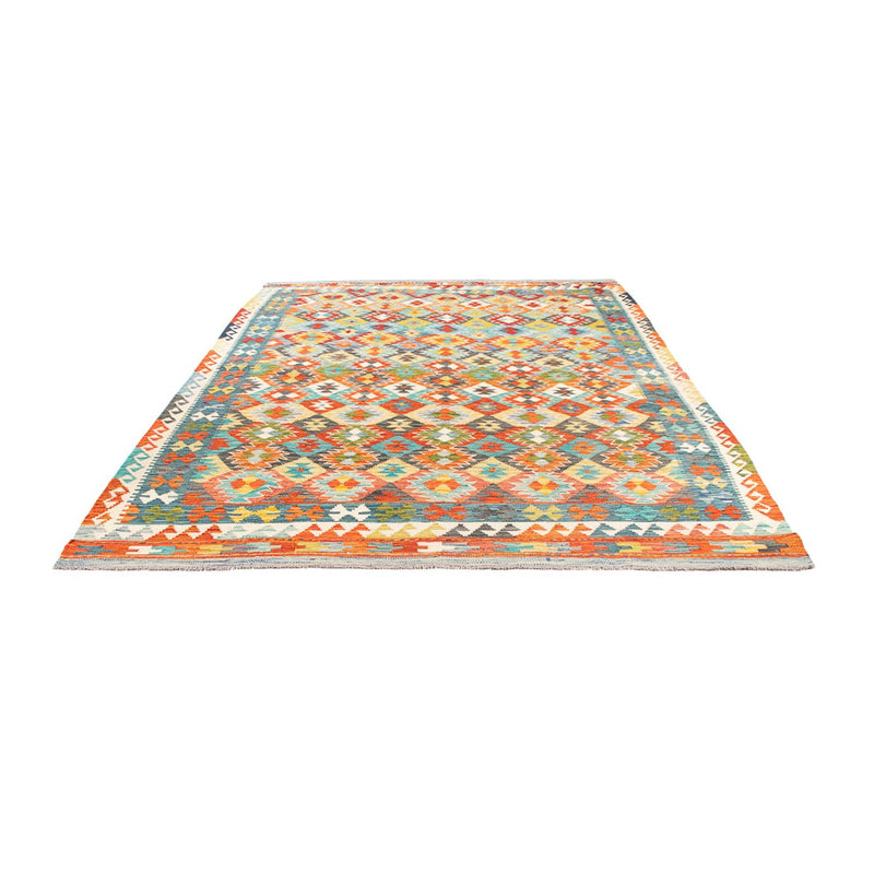 Kelim Maimene Teppich 202x290cm - mehrfarbig