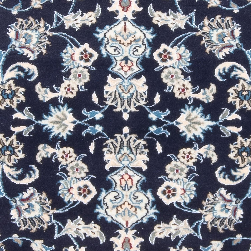 Nain Teppich 79x190cm - Perserteppich - dunkelblau
