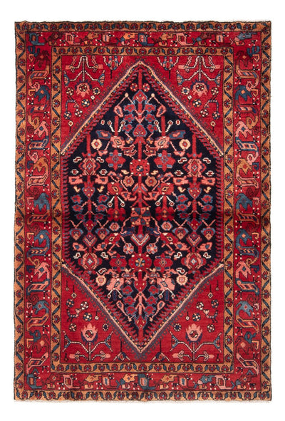 Nahavand Teppich 114x144cm - Perserteppich - dunkelblau