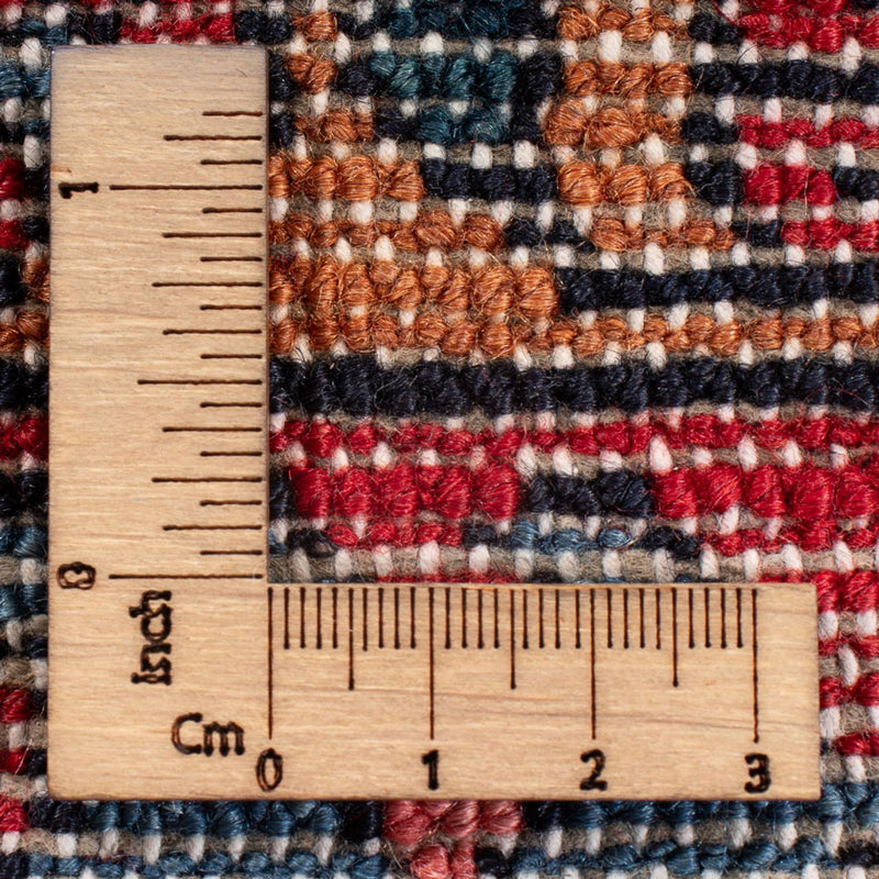 Nahavand Teppich 114x144cm - Perserteppich - dunkelblau