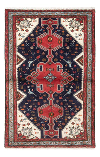 Hamadan Teppich 100x150cm - Perserteppich - dunkelblau – product image