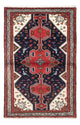 Hamadan Teppich 100x150cm - Perserteppich - dunkelblau