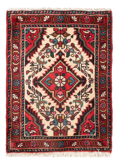Malayer Teppich 47x62cm - Perserteppich - creme