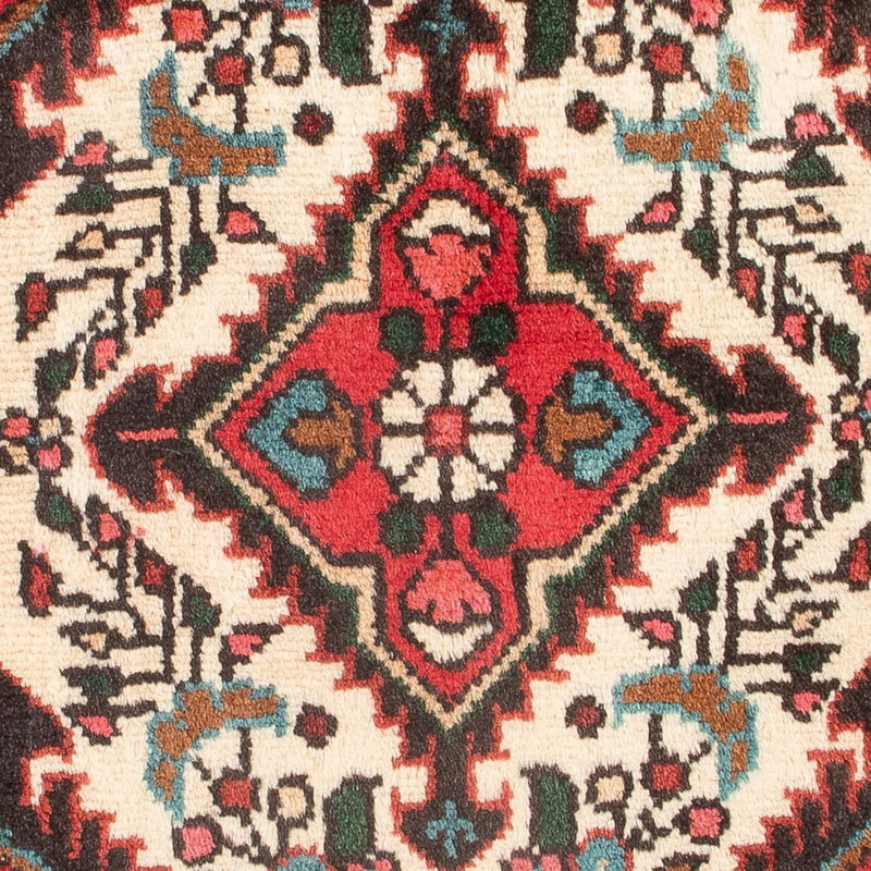 Malayer Teppich 47x64cm - Perserteppich - creme