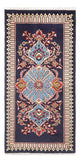 Keshan Teppich 64x128cm - Perserteppich - dunkelblau
