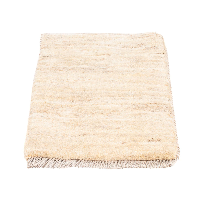 Gabbeh Persisch Teppich 40x60cm - Perserteppich Wollteppich - hellbeige