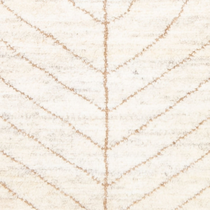 Gabbeh Persisch Teppich 77x121cm - Perserteppich Wollteppich - naturweiß