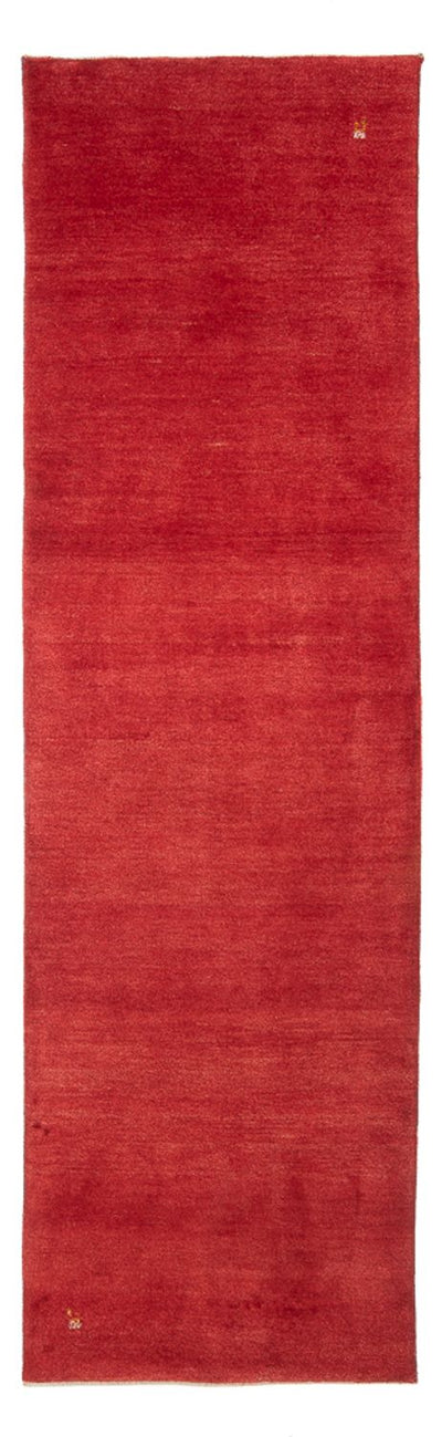 Gabbeh Persisch Teppich 83x291cm - Perserteppich Wollteppich - rot