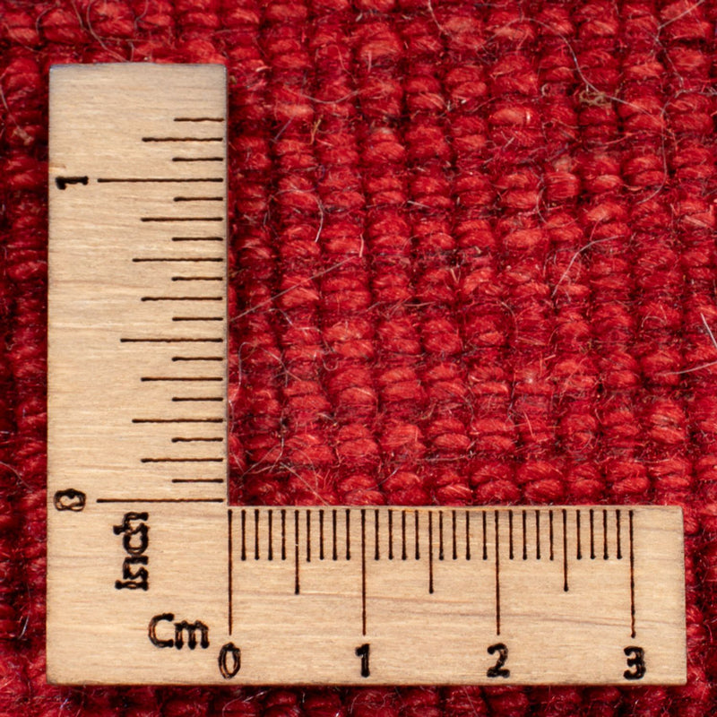 Gabbeh Persisch Teppich 83x291cm - Perserteppich Wollteppich - rot